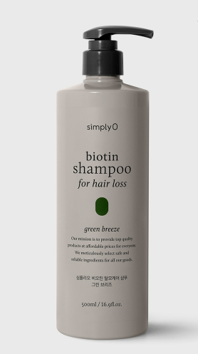 Biotin Shampoo for Hair Loss 500ml